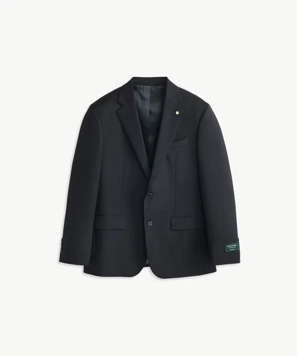 (10年 SUIT) 울혼방 사방스판 수트 자켓_블랙 (컴포트핏)